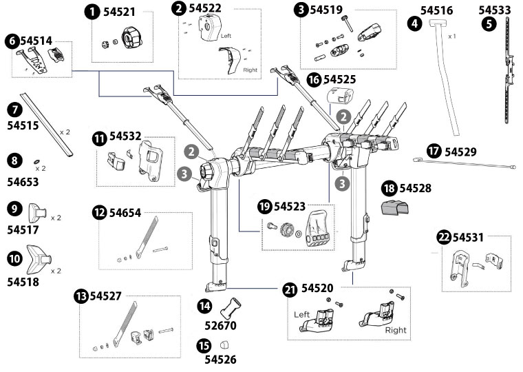 Thule OutWay Hanging　994/995